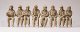 Emergency - Modern German Firefighters - Unpainted Figure Set -- Seated Driver & Crew pkg(8), HO, Preiser Kg 10483