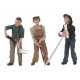 Scenic Accents(R) Figures -- Rail Workers pkg(3), G, Woodland Scenics 2562