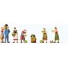 Grape Harvest -- pkg(7), HO, Preiser Kg 10608