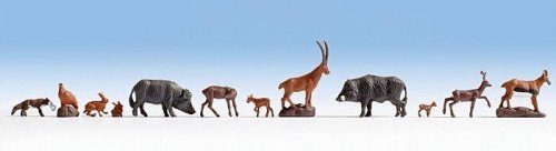 Forest Animals -- pkg(9), TT, Noch Gmbh & Co 45745
