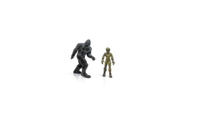 Find Me Figures Scenic Accents(R) -- Monster Figures pkg(2), O, Woodland Scenics 2863