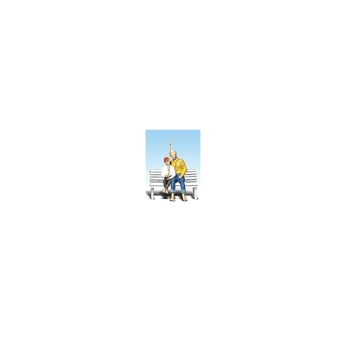 Scenic Accents(R) Figures -- Frank & Son Fishing, G, Woodland Scenics 2534