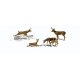 Scenic Accents(R) -- White-Tail Deer pkg(6), O, Woodland Scenics 2738
