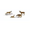 Scenic Accents(R) -- White-Tail Deer pkg(6), O, Woodland Scenics 2738