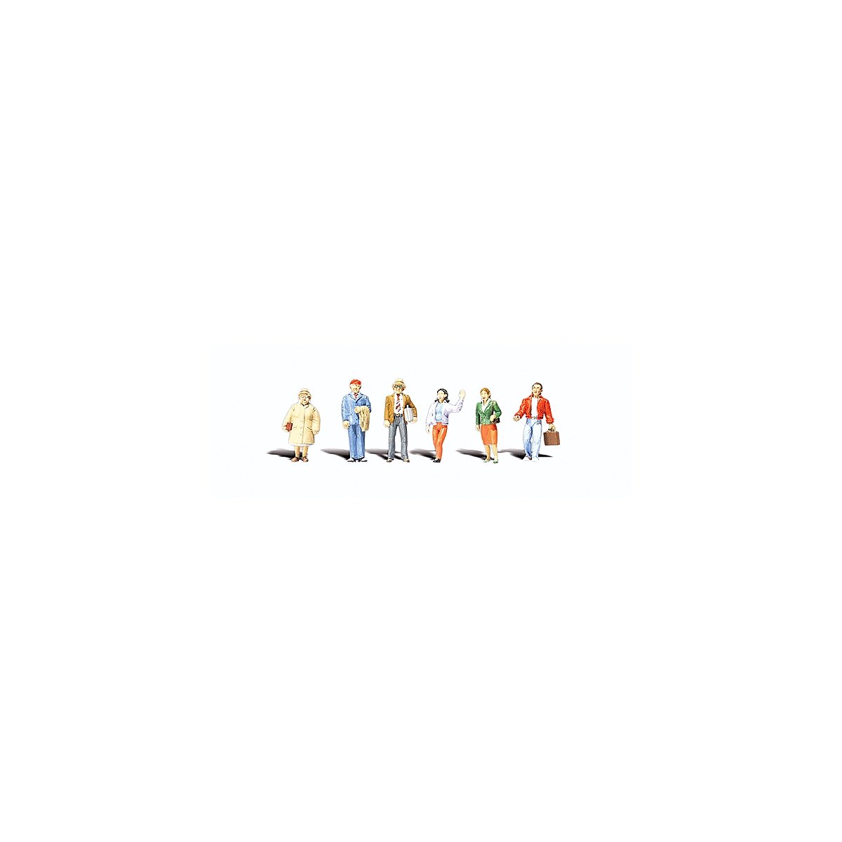 Scenic Accents(R) Figures -- General Public pkg(6), O, Woodland Scenics 2730
