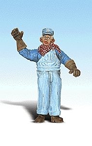 Scenic Accents(R) Figures -- Ernie The Engineer, G, Woodland Scenics 2536