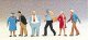 Pedestrians -- Senior Citizens, HO, Preiser Kg 10124