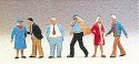 Pedestrians -- Senior Citizens, HO, Preiser Kg 10124