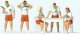 Lifeguards/Water Rescue Service -- pkg(5), HO, Preiser Kg 10691