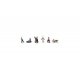 Children Sledding - Scenic Accents(R) -- 5 Children, Snowman, N, Woodland Scenics 2221