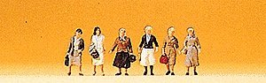Passengers -- Female Commuters, N, Preiser Kg 79098