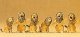 Animals -- Performing Lions - Seated pkg(3), HO, Preiser Kg 20381
