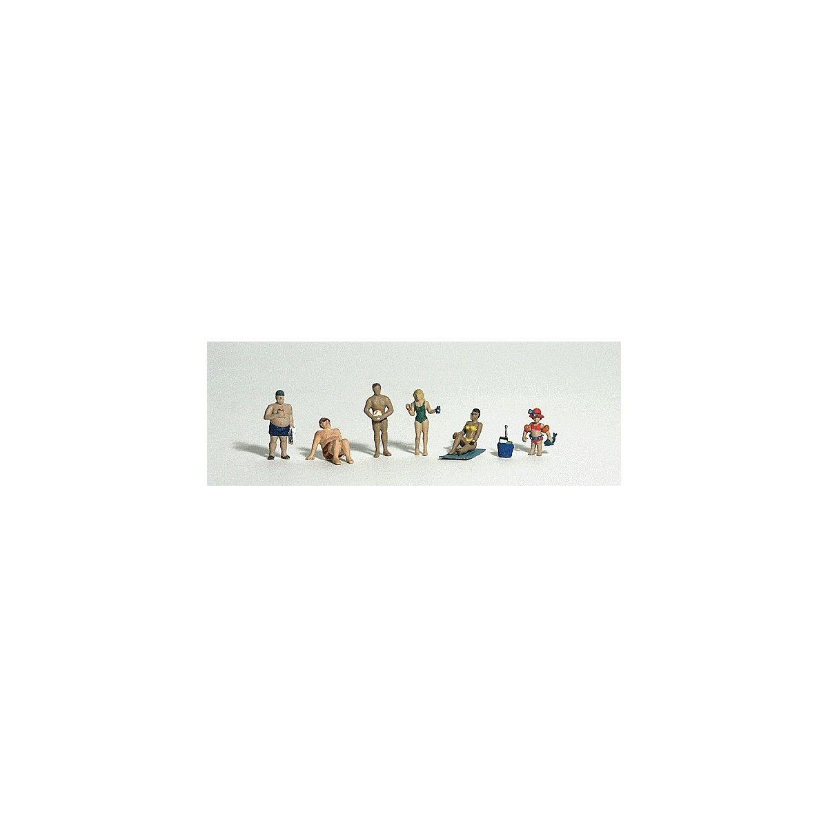 Scenic Accents(R) -- Sunbathers pkg(6), HO, Woodland Scenics 1853