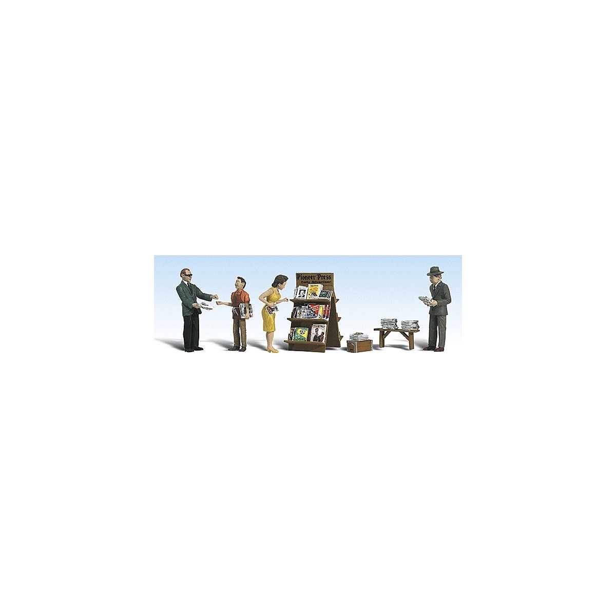 Scenic Accents(R) Figures -- Newsstand, N, Woodland Scenics 2191