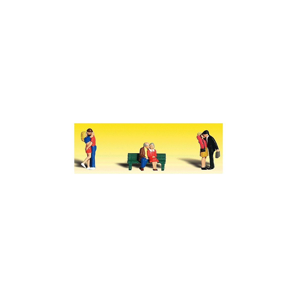 Scenic Accents(R) Figures -- Lovers pkg(6), N, Woodland Scenics 2133