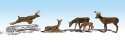 Scenic Accents(R) Animals -- White-Tail Deer pkg(6), HO, Woodland Scenics 1884