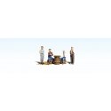 Scenic Accents(R) -- Checkers Players pkg(4), HO, Woodland Scenics 1848