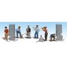 Scenic Accents(R) -- Lumberjacks pkg(6), HO, Woodland Scenics 1876