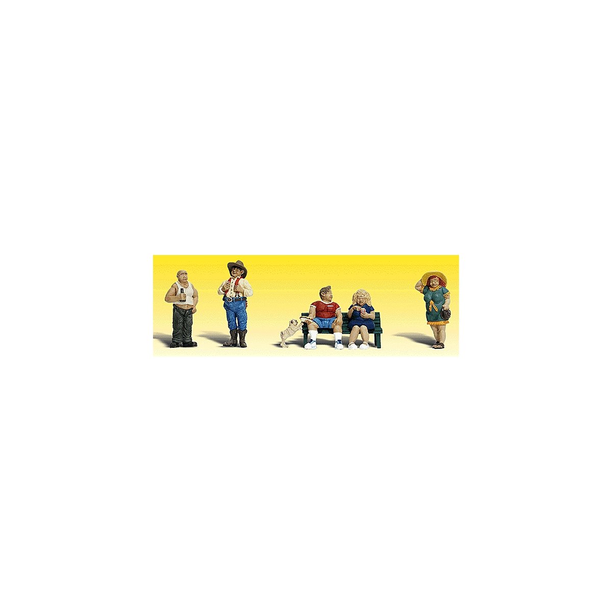 Scenic Accents(R) Figures -- Full Figured Folk, N, Woodland Scenics 2130