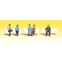 Scenic Accents(R) Figures -- Passengers pkg(6), N, Woodland Scenics 2190