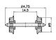 Standard wheel set -- Normradsatz -- DC-NEM - HO - Roco 40197