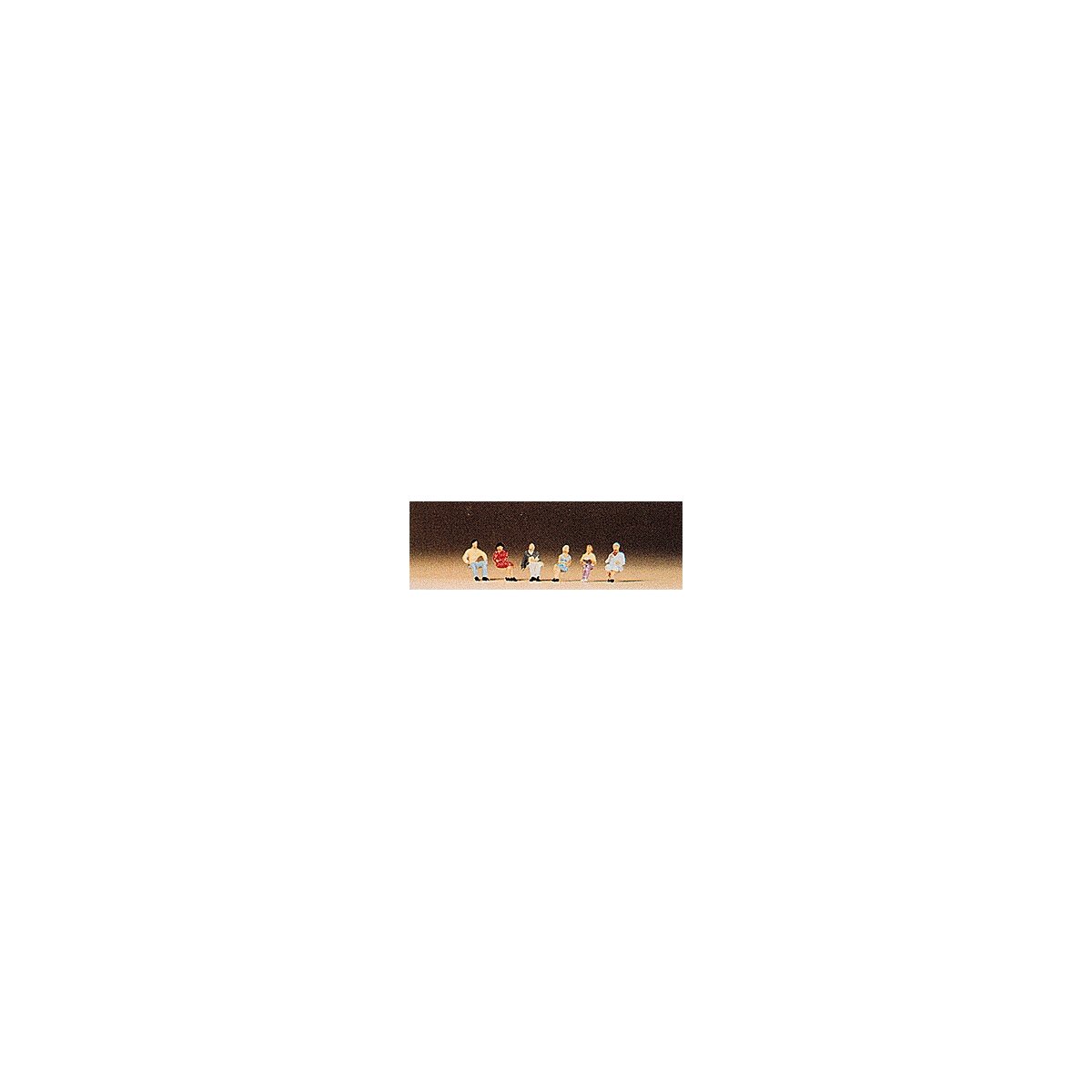 Pedestrians -- Sitting People 1, N, Preiser Kg 79013