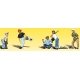 Baseball Players I - Scenic Accents(R) -- pkg(5), N, Woodland Scenics 2145