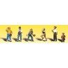 Baseball Players II - Scenic Accents(R) -- pkg(6), N, Woodland Scenics 2146