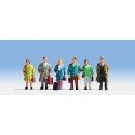 Travelers w/Luggage -- pkg(6), HO, Noch Gmbh & Co 15220