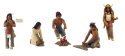 Native Americans Figures - Scene-A-Rama(R) -- pkg(5), All Scales, Woodland Scenics 4443