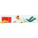 Individual Figure -- Caution! Wet Floor, HO, Preiser Kg 28135