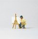 Landscape Painter, HO, Preiser Kg 28050