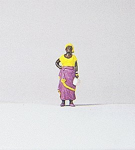 Individual Figure - Pedestrian -- African Woman, HO, Preiser Kg 29047