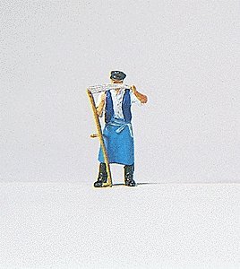 Individual Figure - Working People -- Farmer With Scyth, HO, Preiser Kg 28041