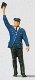 Individual Figure - Railway Personel -- Conductor w/Arm Raised, HO, Preiser Kg 28000