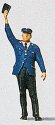 Individual Figure - Railway Personel -- Conductor w/Arm Raised, HO, Preiser Kg 28000