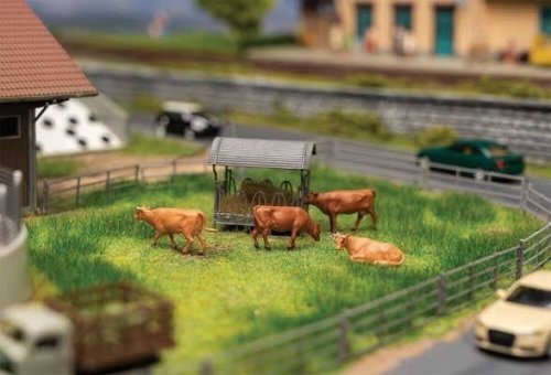 Cows with Sound Module and Speaker -- pkg(4), HO, Faller Gmbh 180235