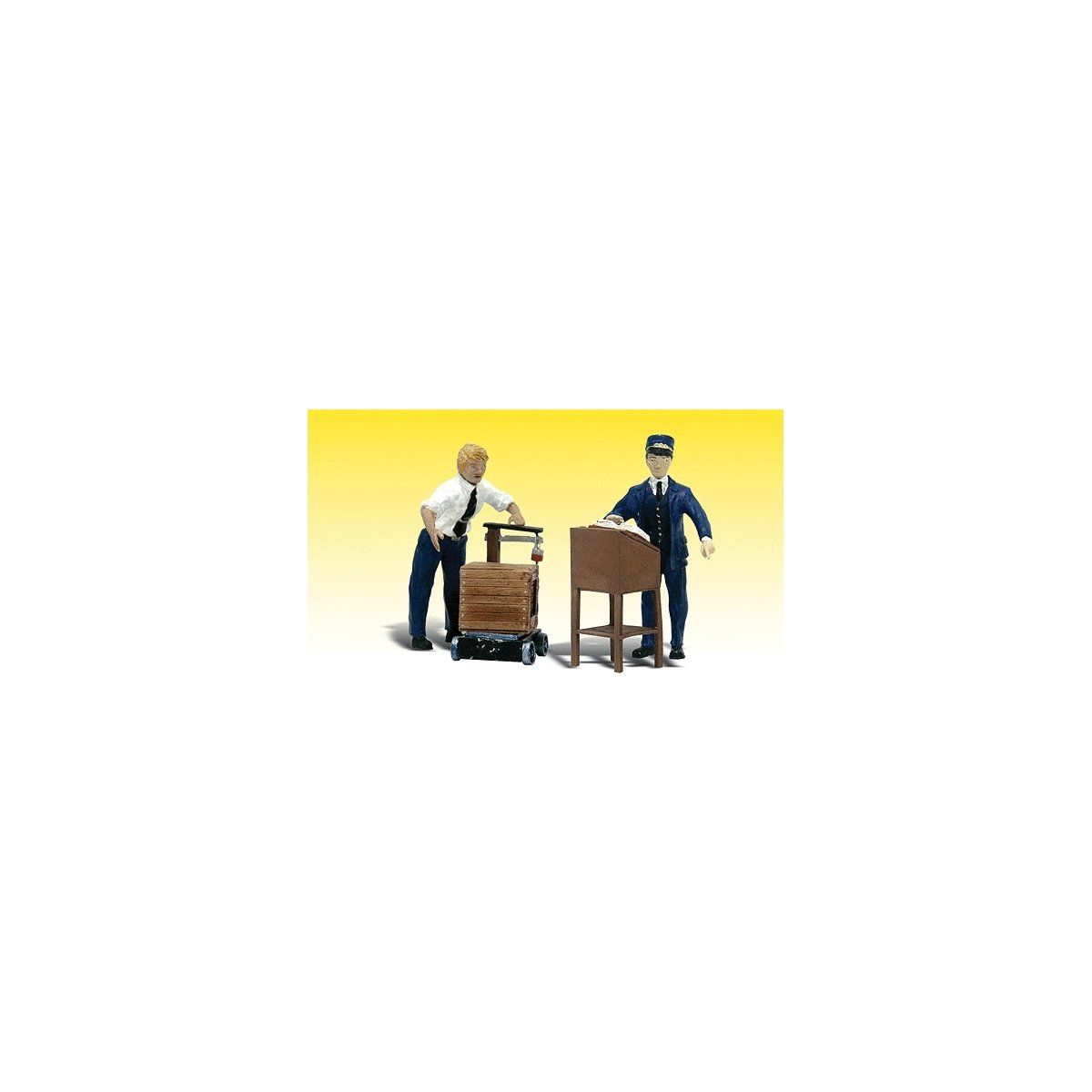 Scenic Accents(R) Figures -- Dedicated Depot Workers, G, Woodland Scenics 2555
