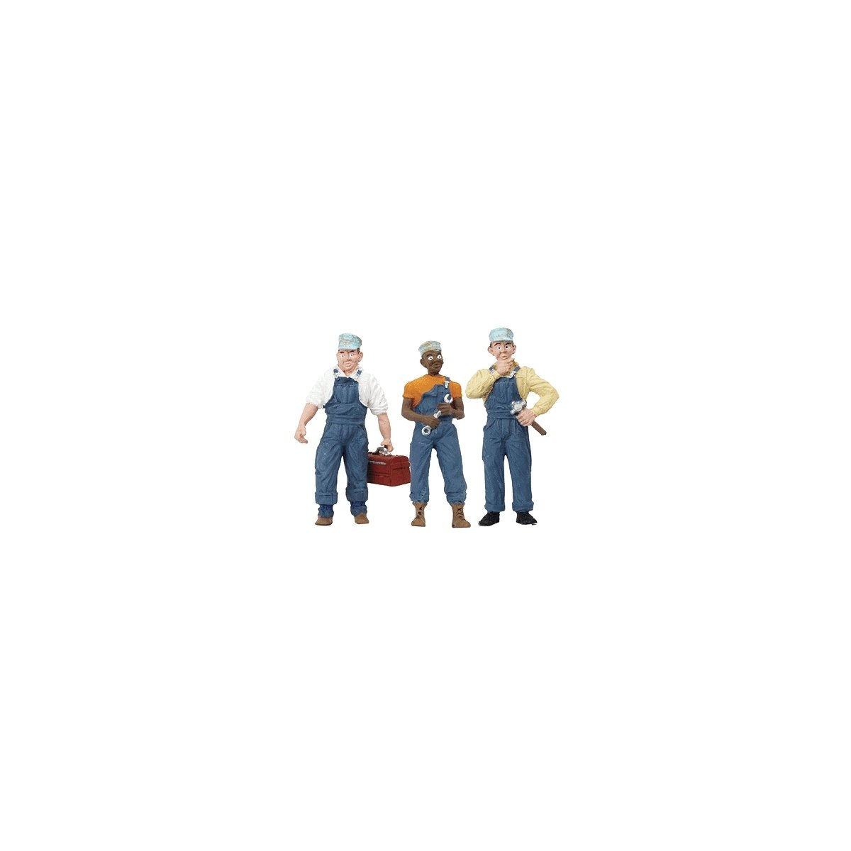 Scenic Accents(R) Figures -- Three Train Mechanics, G, Woodland Scenics 2549