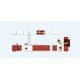 Mother Cooking -- Woman & Kitchen Furniture, HO, Preiser Kg 10646
