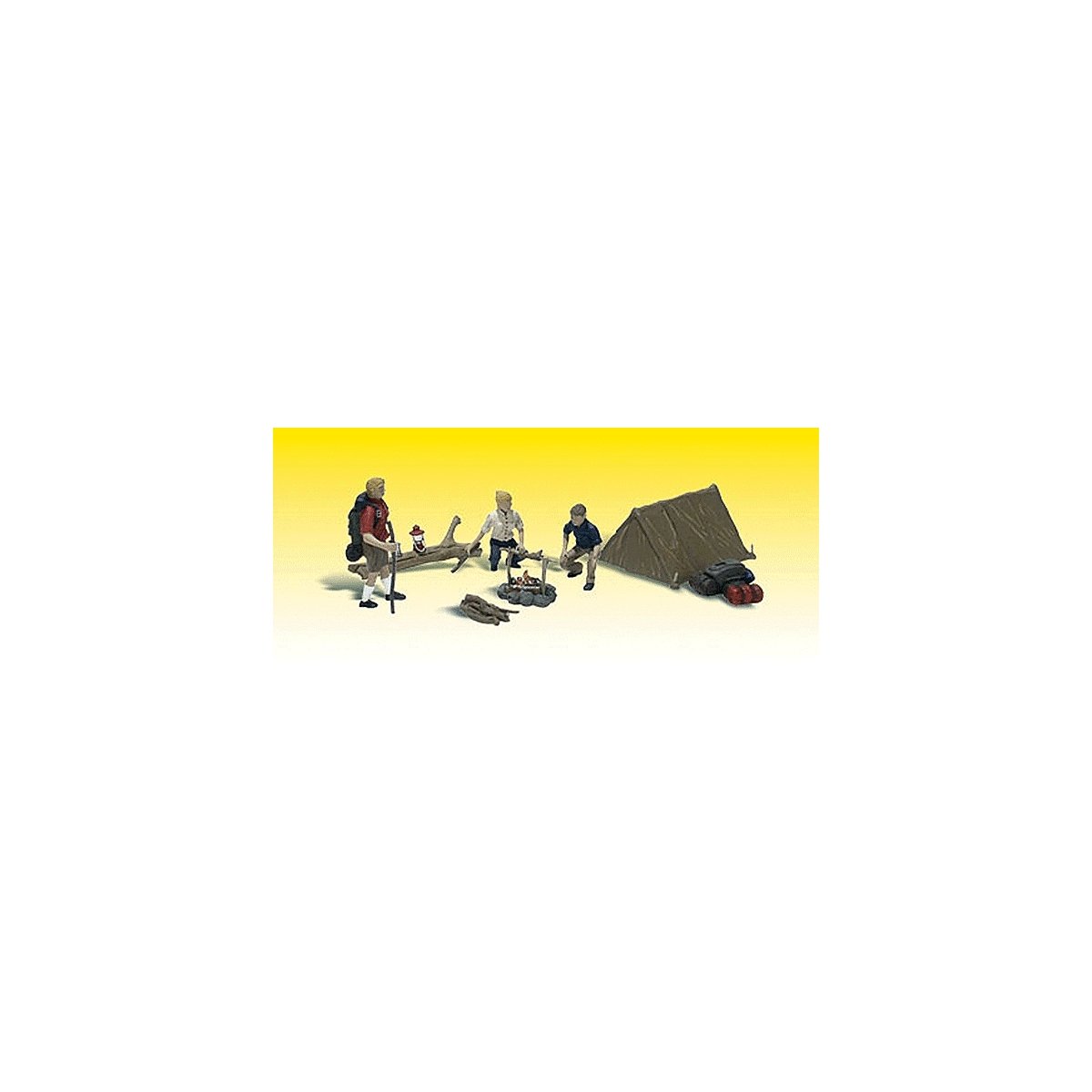 Scenic Accents(R) -- Campers & Accessories pkg(3), O, Woodland Scenics 2754