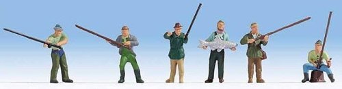 Recreation & Sports -- Angler Fishermen pkg(6), HO, Noch Gmbh & Co 15892