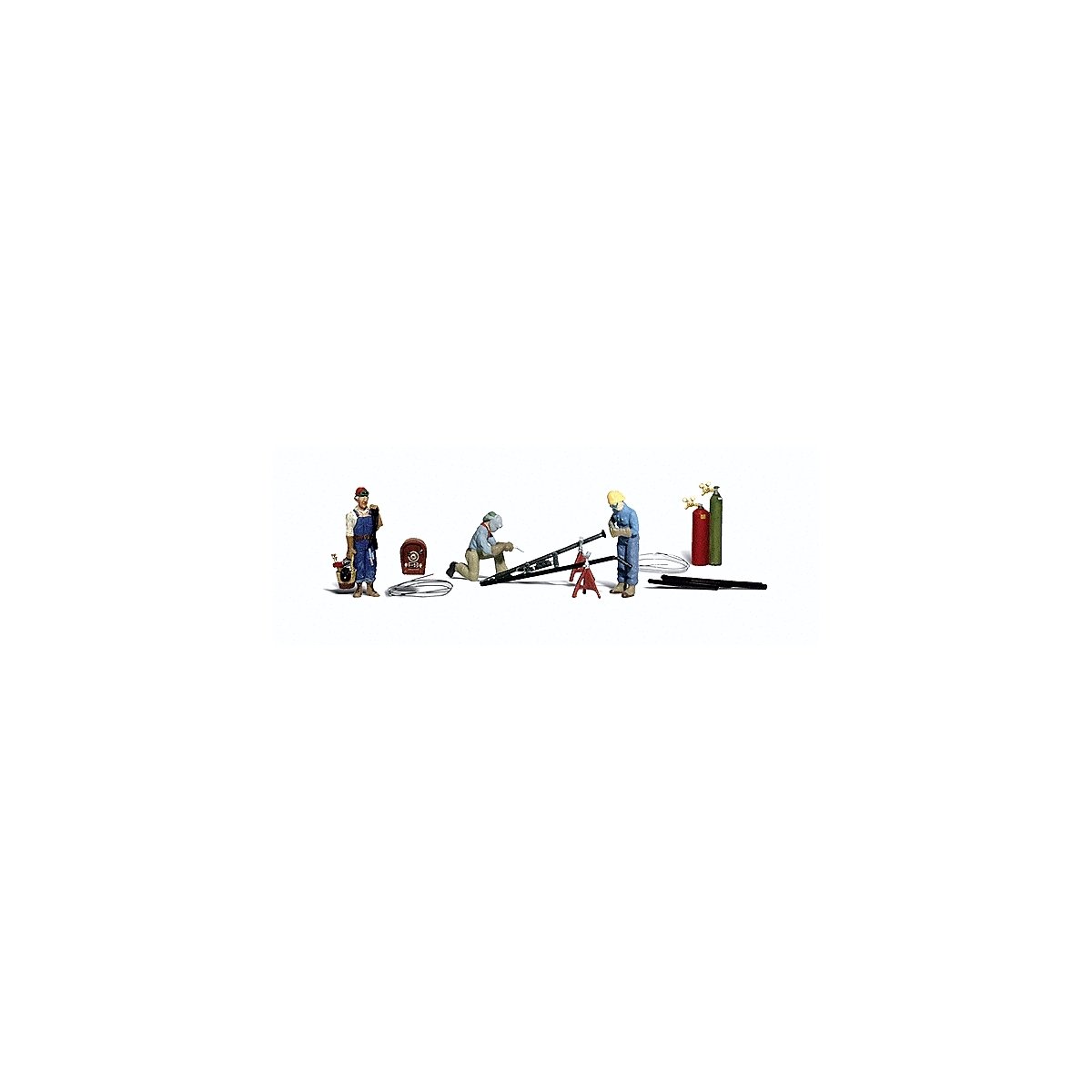 Scenic Accents(R) Figures -- Welders & Accessories pkg(15), O, Woodland Scenics 2748