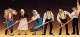People Working -- Harvest Workers, HO, Preiser Kg 10045