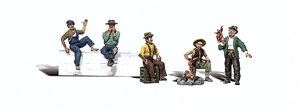 Scenic Accents(R) -- Hobos pkg(5), O, Woodland Scenics 2734