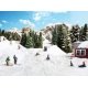Scenic Accents(R) -- Snow Skiers pkg(6), HO, Woodland Scenics 1967