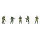Modern Era VI Firefighters -- Set 2 pkg(5), HO, Faller Gmbh 151638