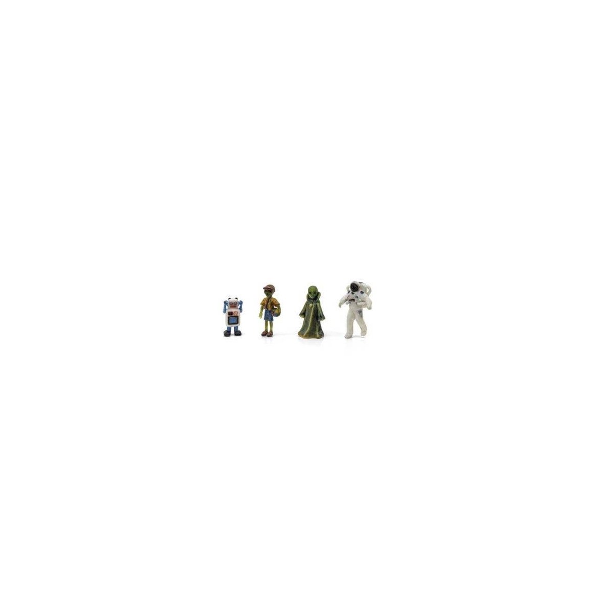 Find Me Figures Scenic Accents(R) -- Sci-Fi Figures pkg(4), HO, Woodland Scenics 2865