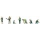 Working People -- At the Garden Center/Nursery pkg(7), HO, Faller Gmbh 151678