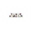Scenic Accents(R) -- Flock of Sheep pkg(14), HO, Woodland Scenics 1964